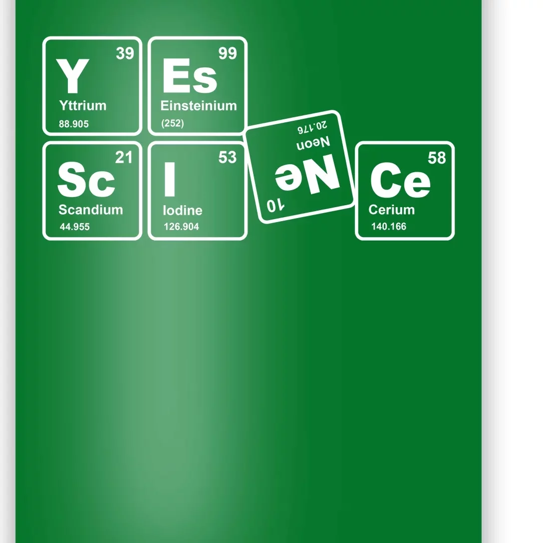 Yes Science Periodic Table Poster