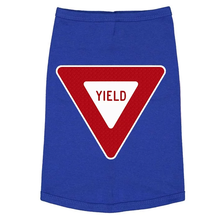 Yield Sign Traffic Sign Doggie Tank