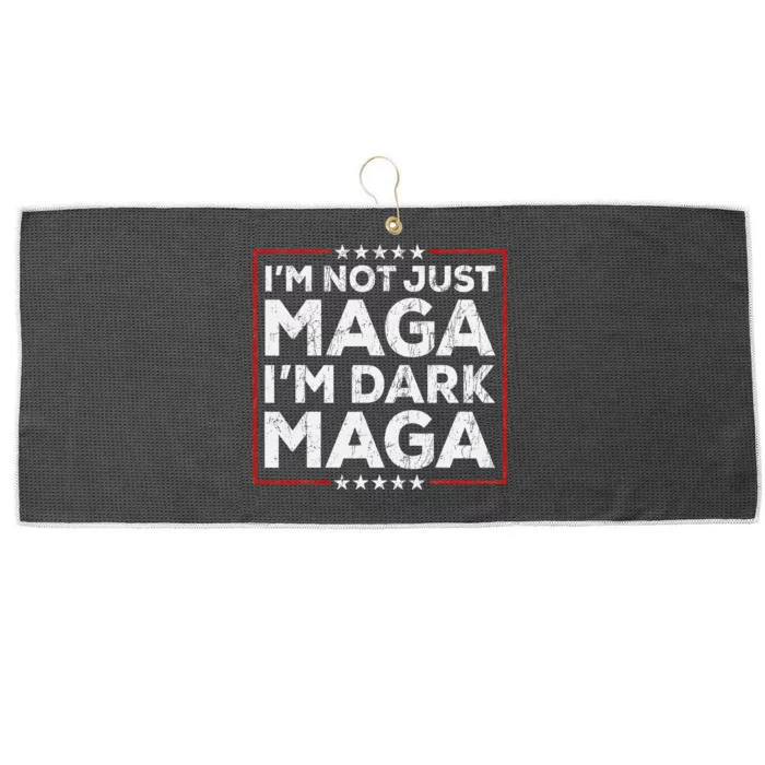 Yard Sign Trump 2024 IM Not Just Maga IM Dark Maga Trump Large Microfiber Waffle Golf Towel