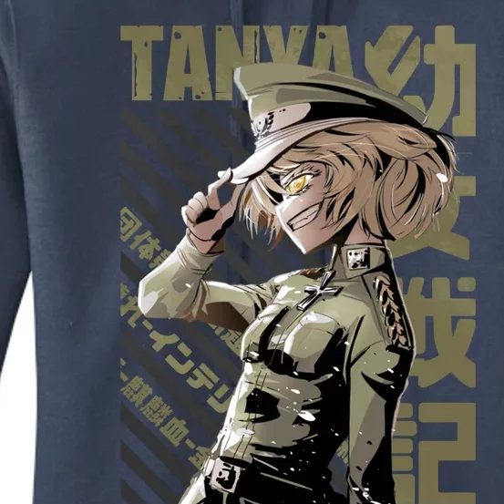 Youjo Senki Tanya Degurechaff Women's Pullover Hoodie