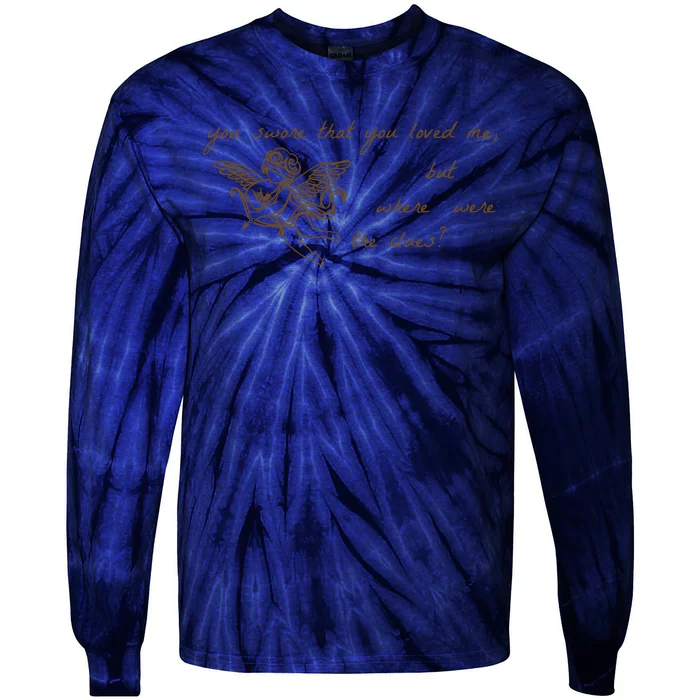 You Swore That You Loved Me So Long London Ttpd Tie-Dye Long Sleeve Shirt