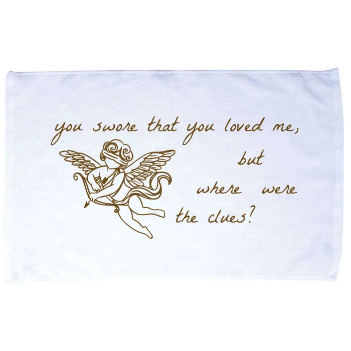 You Swore That You Loved Me So Long London Ttpd Microfiber Hand Towel