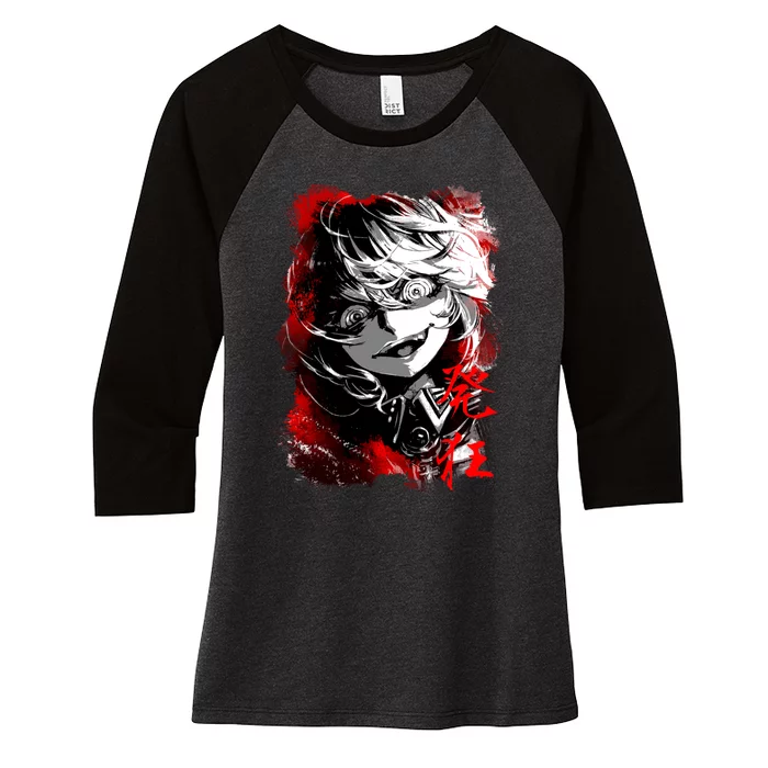 Youjo Senki Tanya Degurechaff Women's Tri-Blend 3/4-Sleeve Raglan Shirt