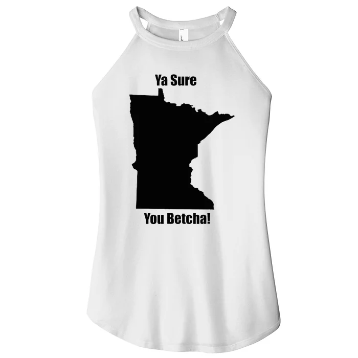 Ya Sure You Betcha! Minnesota Women’s Perfect Tri Rocker Tank