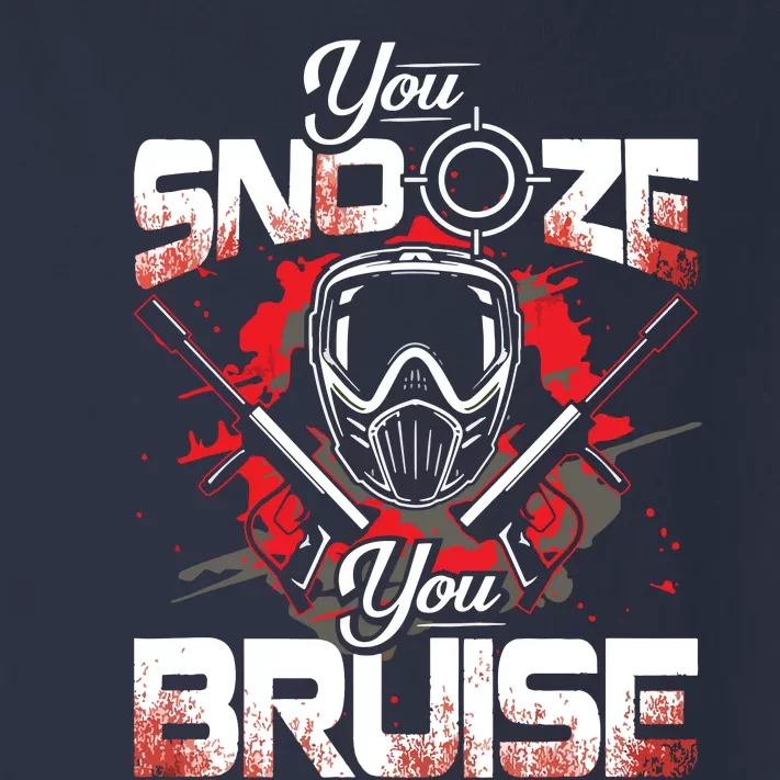 You Snooze You Bruise Funny Paintball Toddler Long Sleeve Shirt