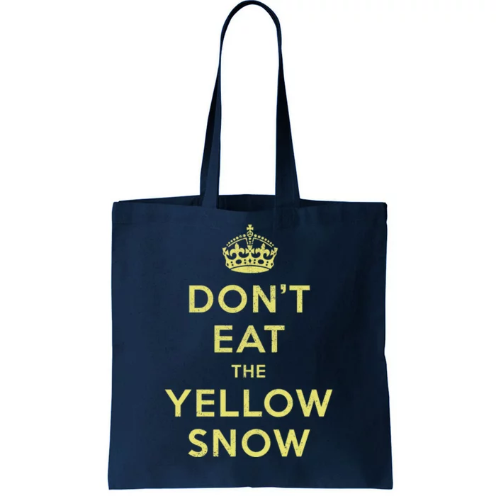 Yellow Snow Tote Bag