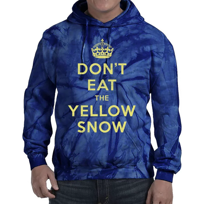 Yellow Snow Tie Dye Hoodie