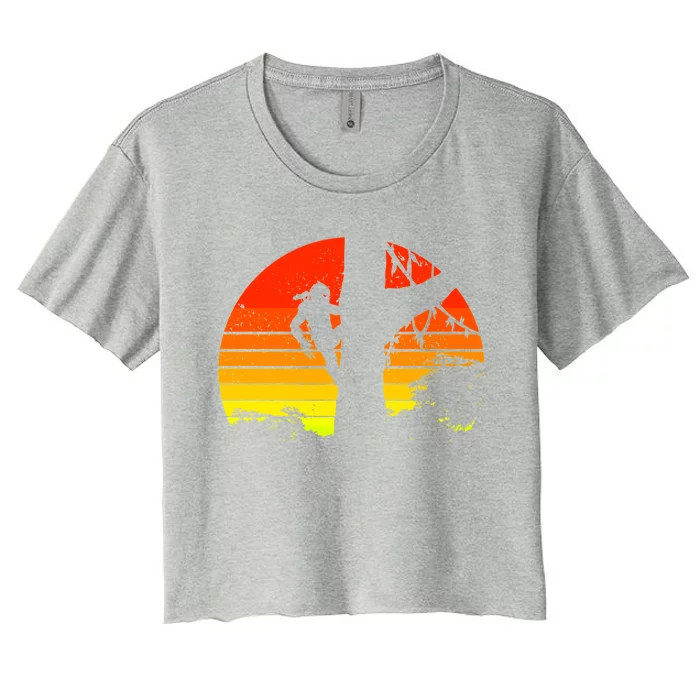 Yautja Sunset Women's Crop Top Tee