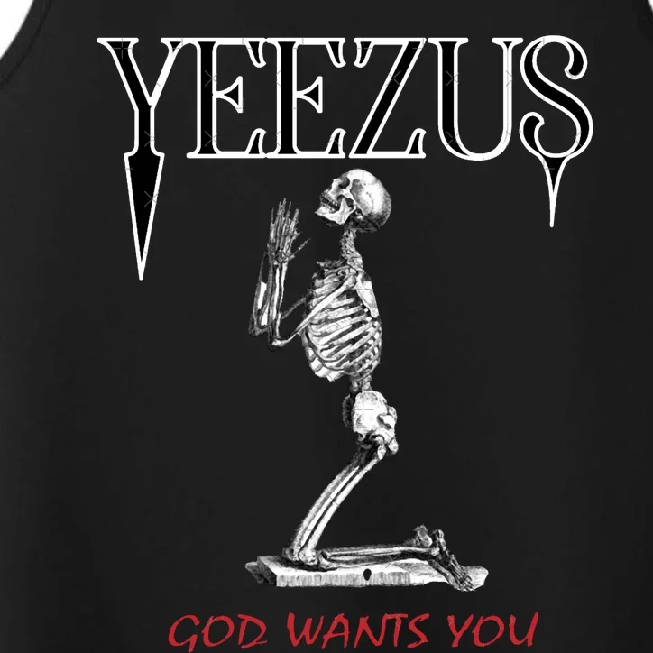 Yeezus Skeleton Performance Tank