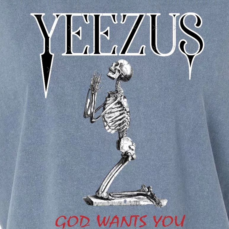 Yeezus Skeleton Garment-Dyed Women's Muscle Tee