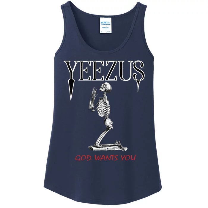 Yeezus Skeleton Ladies Essential Tank