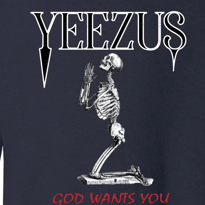 Yeezus Skeleton Toddler Sweatshirt