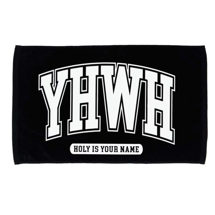 Yhwh Svg Yhwh Varsity Yhwh Christian Microfiber Hand Towel