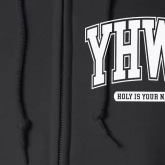 Yhwh Svg Yhwh Varsity Yhwh Christian Full Zip Hoodie