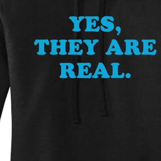 Yes They Are Real Women's Pullover Hoodie