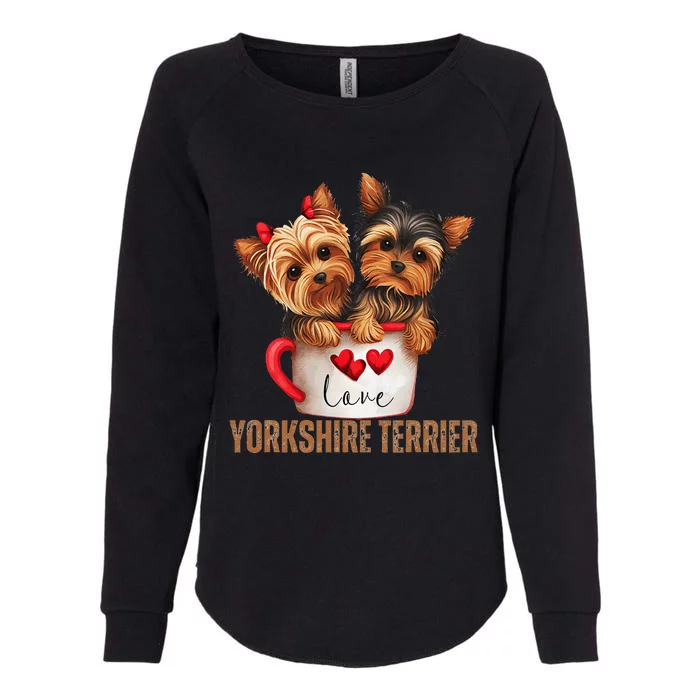 Yorkshire Terrier Dog Lover Gifts Yorkie Womens California Wash Sweatshirt