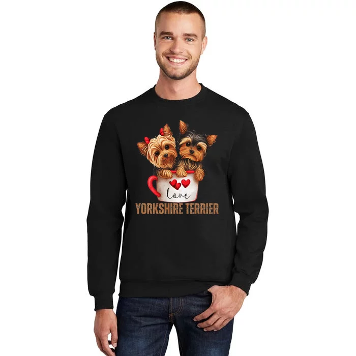 Yorkshire Terrier Dog Lover Gifts Yorkie Tall Sweatshirt