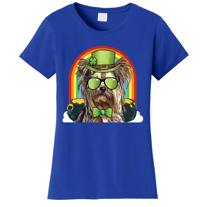 Yorkshire Terrier Dog Leprechaun Funny St Patricks Day Gift Women's T-Shirt