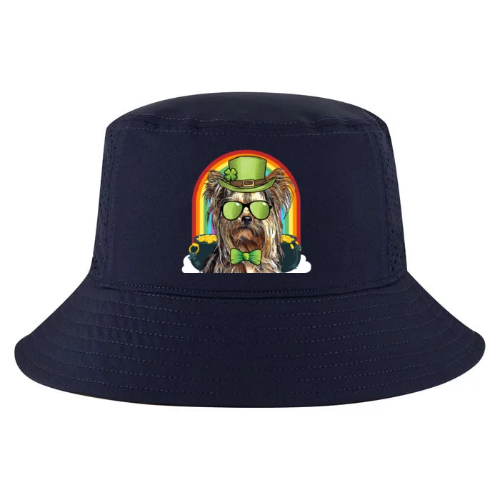 Yorkshire Terrier Dog Leprechaun Funny St Patricks Day Gift Cool Comfort Performance Bucket Hat