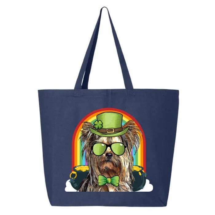 Yorkshire Terrier Dog Leprechaun Funny St Patricks Day Gift 25L Jumbo Tote