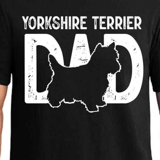 Yorkshire Terrier Dog Lover Funny Cute Puppy Dad Father Gift Pajama Set