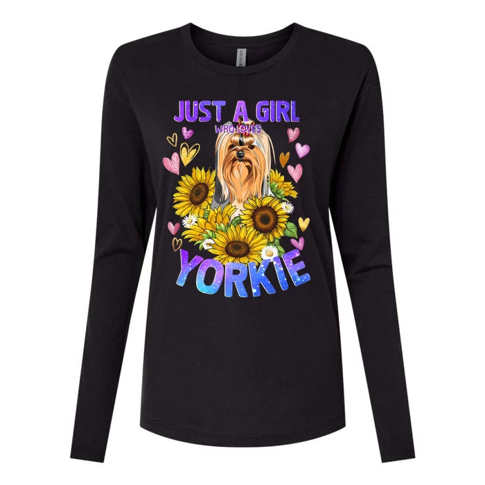 Yorkshire Terrier Dog Lover Funny Cute Puppy Gift Womens Cotton Relaxed Long Sleeve T-Shirt