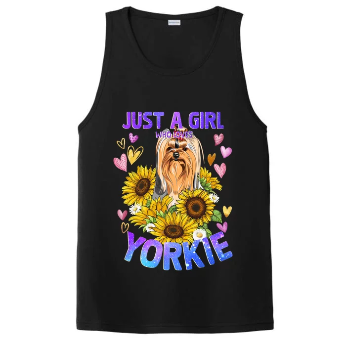 Yorkshire Terrier Dog Lover Funny Cute Puppy Gift Performance Tank