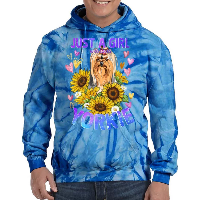 Yorkshire Terrier Dog Lover Funny Cute Puppy Gift Tie Dye Hoodie