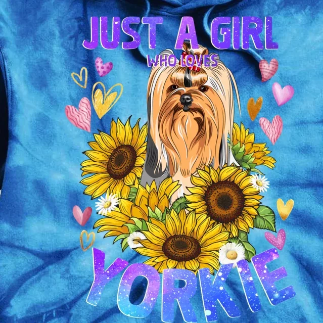 Yorkshire Terrier Dog Lover Funny Cute Puppy Gift Tie Dye Hoodie