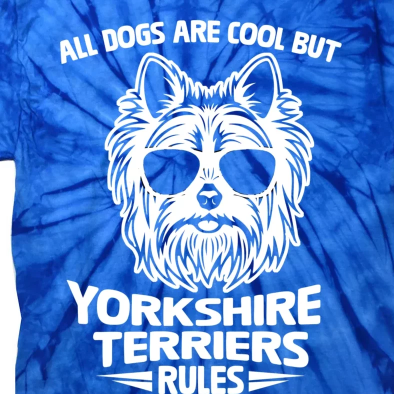 Yorkshire Terrier Dog Rule Funny Cute Christmas Puppy Lover Meaningful Gift Tie-Dye T-Shirt