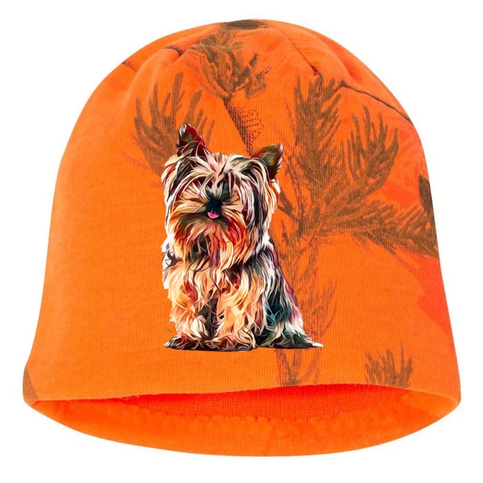 Yorkshire Terrier Gorgeous Pet Yorkie Dog Lover Meaningful Gift Kati - Camo Knit Beanie