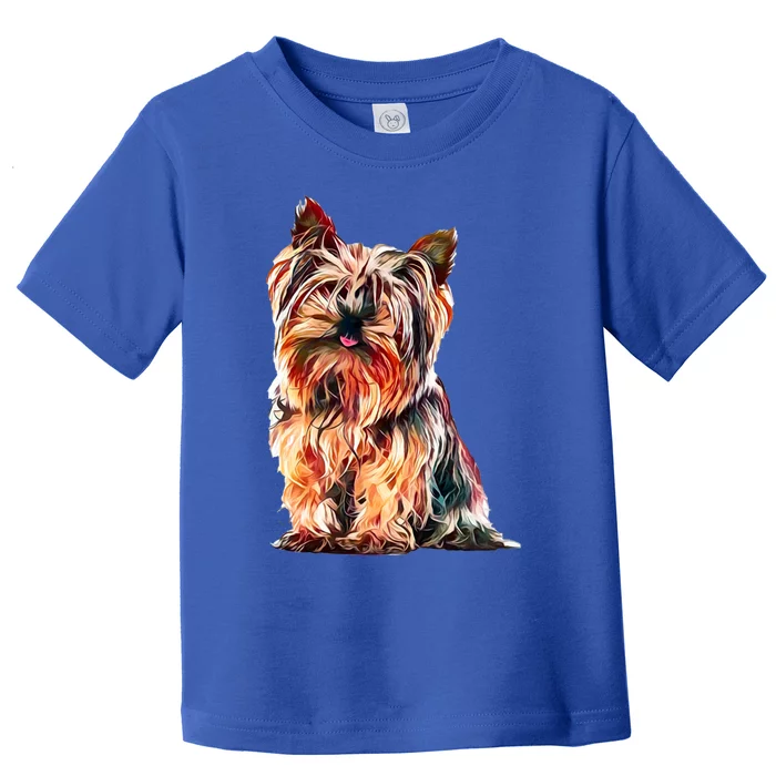 Yorkshire Terrier Gorgeous Pet Yorkie Dog Lover Meaningful Gift Toddler T-Shirt