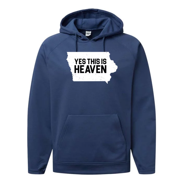 Yes This Is Heaven Iowa State Performance Fleece Hoodie