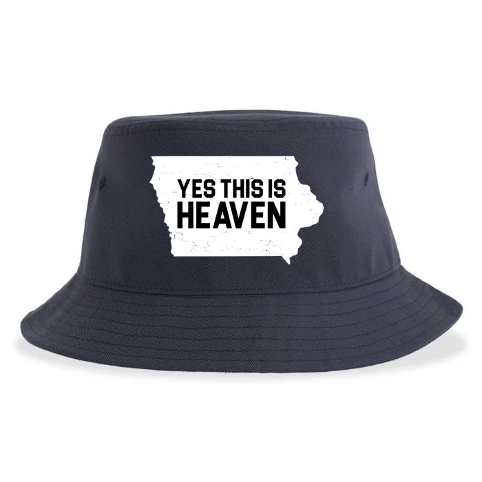 Yes This Is Heaven Iowa State Sustainable Bucket Hat