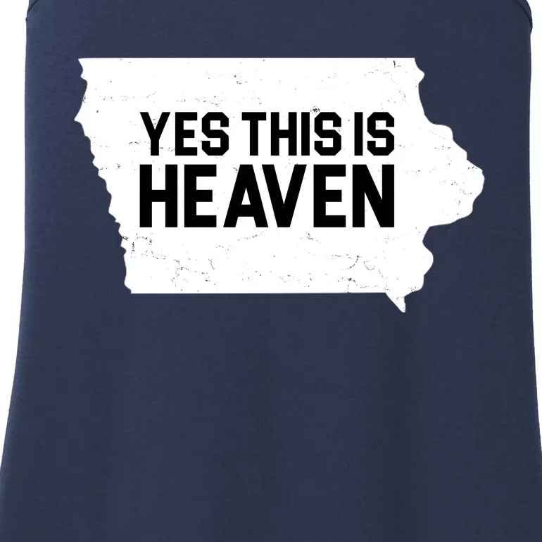 Yes This Is Heaven Iowa State Ladies Essential Tank