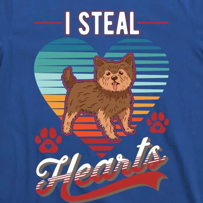 Yorkshire Terrier I Steal Hearts Valentines Day Yorkie Gift T-Shirt