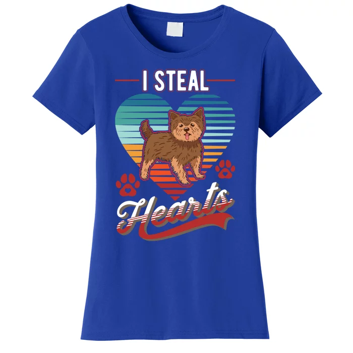 Yorkshire Terrier I Steal Hearts Valentines Day Yorkie Gift Women's T-Shirt