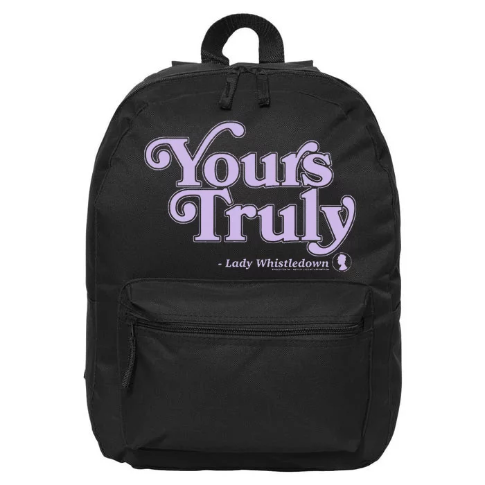 Yours Truly Lady Whistledown 16 in Basic Backpack