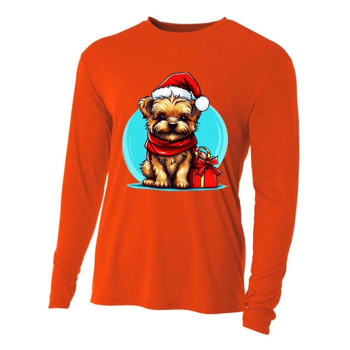 Yorkshire Terrier Lovers Christmas Cute Yorkshire Terrier Cute Gift Cooling Performance Long Sleeve Crew