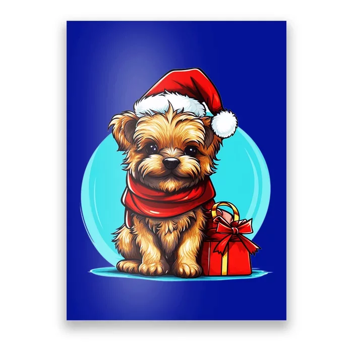 Yorkshire Terrier Lovers Christmas Cute Yorkshire Terrier Cute Gift Poster