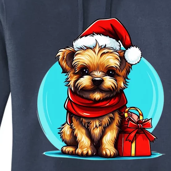 Yorkshire Terrier Lovers Christmas Cute Yorkshire Terrier Cute Gift Women's Pullover Hoodie