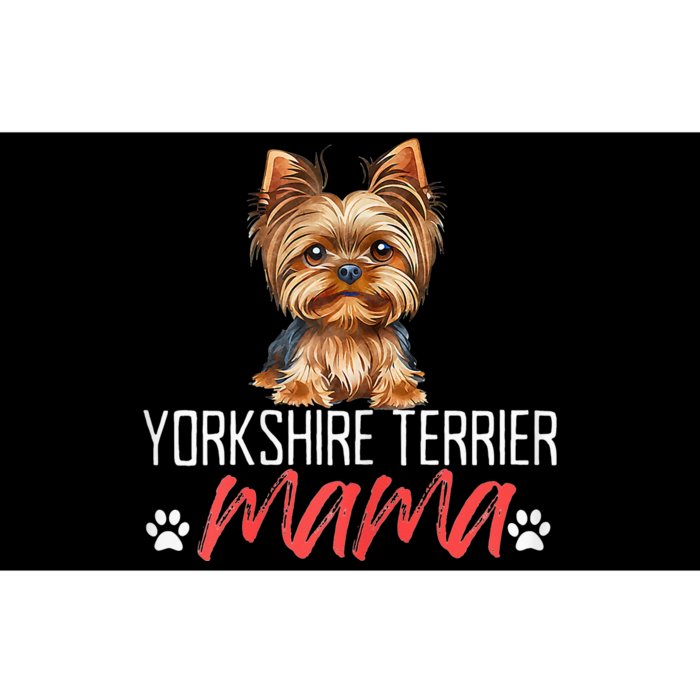 Yorkshire Terrier Mama Funny Dog Mom Pet Lover Mother's Day Bumper Sticker