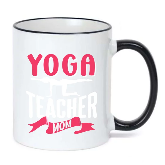 Yoga Teacher Mom Mother Hobby Mommy Mama Mothers Day Gift Black Color Changing Mug