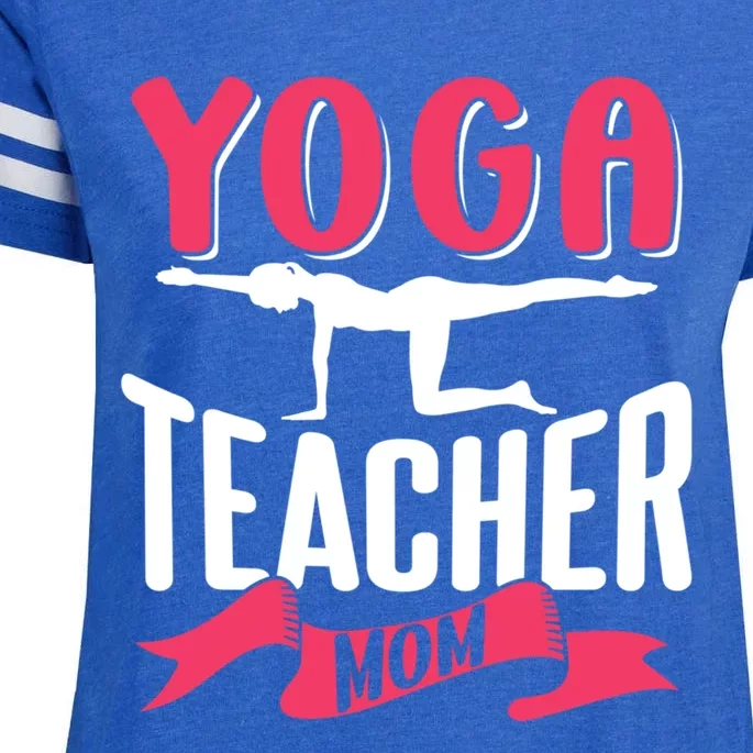 Yoga Teacher Mom Mother Hobby Mommy Mama Mothers Day Gift Enza Ladies Jersey Football T-Shirt