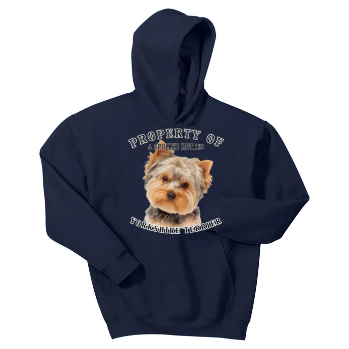 Yorkshire Terrier Owner Funny Yorkshire Terrier Cute Dog Kids Hoodie