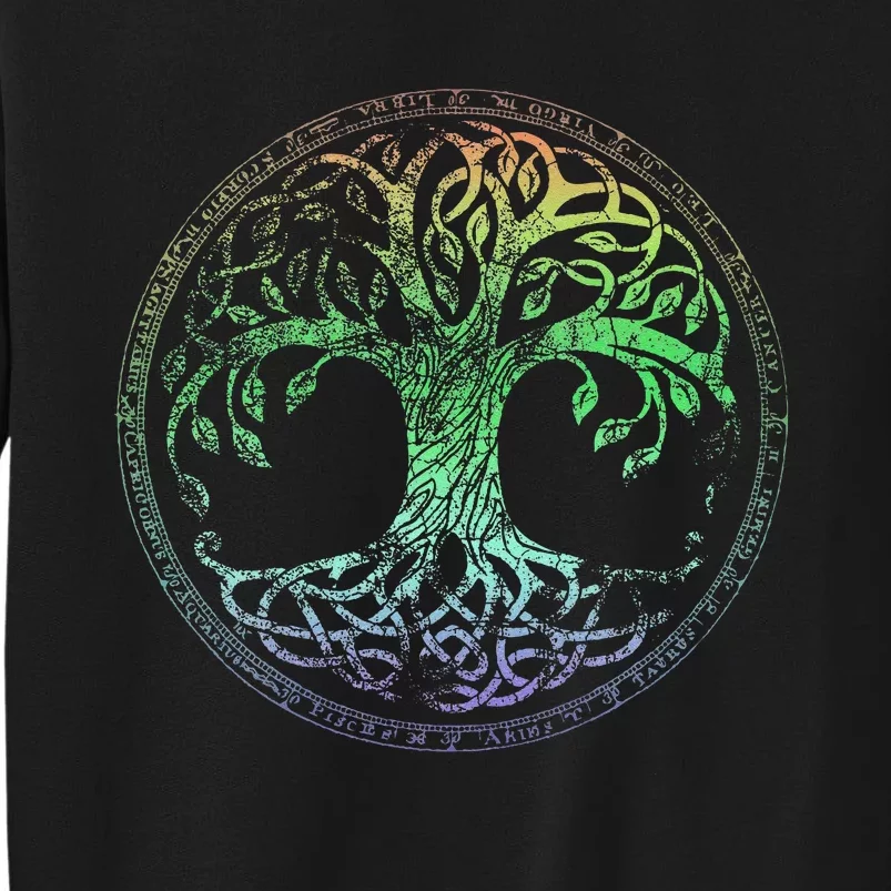 Yggdrasil Tree Of Life Norse Viking Celtic Symbol Tall Sweatshirt