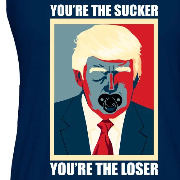 Youre The Sucker Youre The Loser Trump Biden Debate 2024 Ladies Essential Flowy Tank