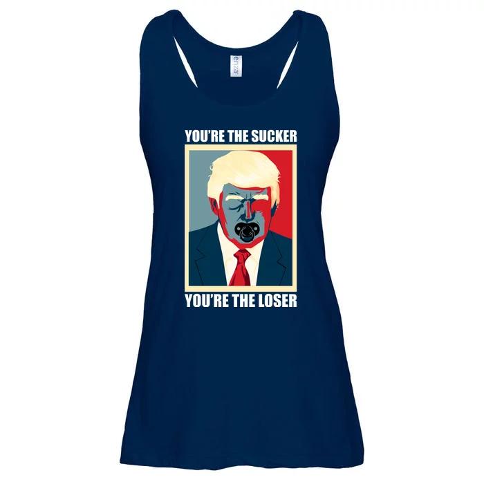 Youre The Sucker Youre The Loser Trump Biden Debate 2024 Ladies Essential Flowy Tank