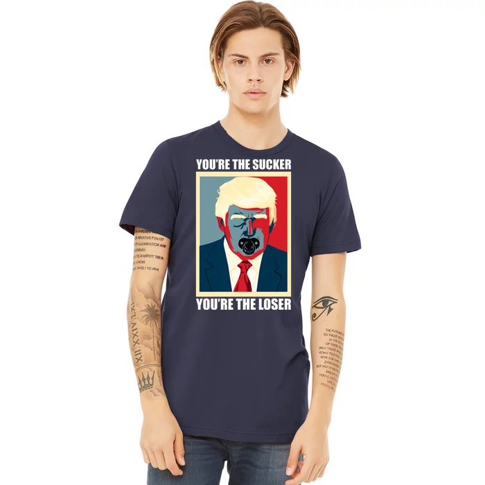 Youre The Sucker Youre The Loser Trump Biden Debate 2024 Premium T-Shirt