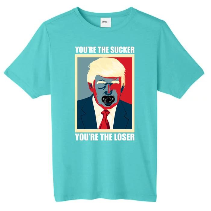 Youre The Sucker Youre The Loser Trump Biden Debate 2024 ChromaSoft Performance T-Shirt